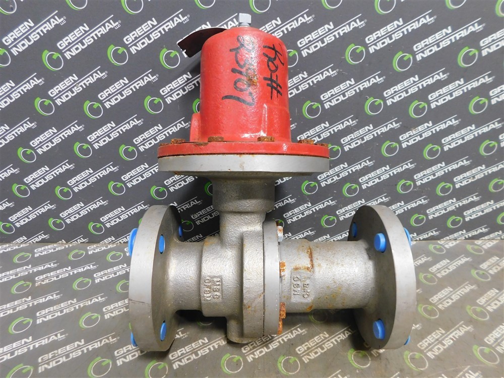 USED 2″ Jordan Valve 601 Stainless Steel Sliding Gate Valve 10 – 30 PSI