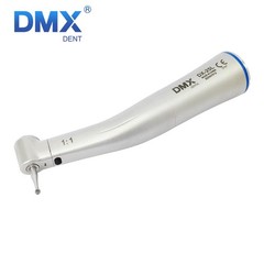 DMXDENT Dental 1:1 Fiber Optic LED Contra Angle Handpiece Low Speed Fit NS & K