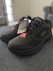 Skechers Work Arch Fit 2.0 SR Slip Resistant EH Shoes Men’s 9.5 M Black