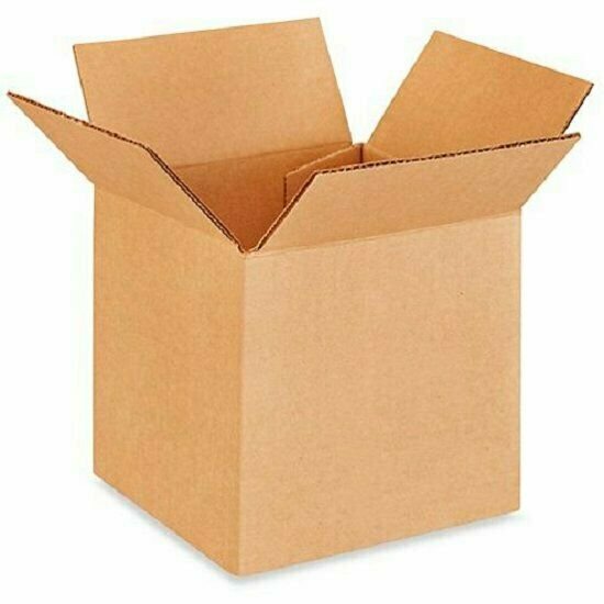 100 Boxes 50 each 4x4x4, 6x6x6 Shipping Packing Mailing Box Corrugated Carton