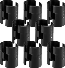 16 Pack Wire Shelving Shelf Lock Clips for 1″ Post Shelving Sleeves Replacement