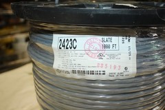 1000′ of Alphawire Slate Gray 18AWG 3C 2423C Wire Cable