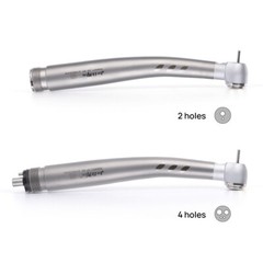 LED High Speed 4 Spray E-generator Handpiece Ceramic Push Button Stainless Body