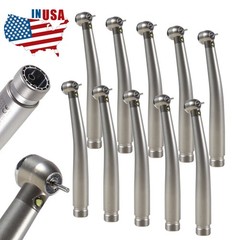 10 Estilo NSK Dental Pieza mano LED de alta velocidad Pana MAX EK LED 2Hole USA