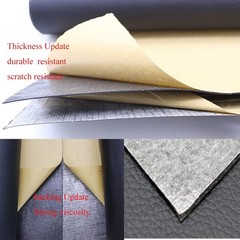 Update Self Adhesive Faux Leather Sheet Vinyl Upholstery Leather Fabric Material