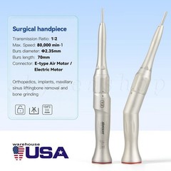 Dental Surgical Straight Handpiece 1:1 1:2 Oral Surgery 20 Degree External /Nose