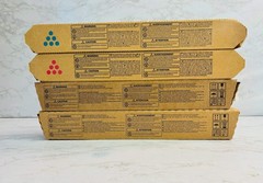 4 Genuine Ricoh MPC3503,C3003,C3504 CMYK Toners 841813, 841814, 841815, 841816