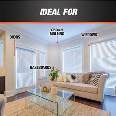 White Acrylic Latex Caulk 10.1 Oz Paintable Interior Exterior Wood Drywall