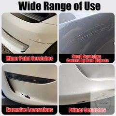 Car Touch Up Paint(Pearl White Multi-Coat(PPSW)) for Tesla Model Y/3/S/X, 2 in 1