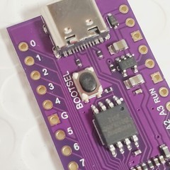 Raspberry Pi Pico RP2040 Dual-Core 264KB USB-C w/ Pin Headers PURPLE ~USA SHIP