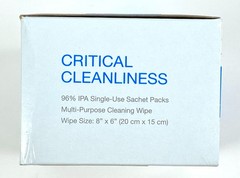 Saturix 8×6 Inch Pre-Saturated Alcohol Wipes 30-Pack Medical Cleaning Set of 10