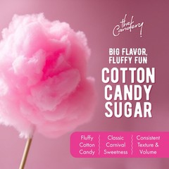 Cotton Candy Floss Sugar (3-Pack) Includes 100 Premium Cones (3-Pack 46oz wit…