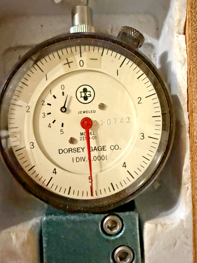 Dorsey Gage Co. DG Dial Indicator for Bore Gauge Poughkeepsie NY