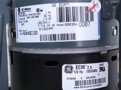 GE ECM 5SME39HL0087 1/2HP Furnace Blower Motor 120/240V 1300RPM HD44SE120