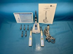 Brasseler Endo Sequence II: 3 handpieces, 8 contra-angles, charging base w/ cord