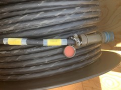 Carol Super Vu-Tron 10/5 SOOW Cable 387ft Glenair MIL Connector Hannay Reel