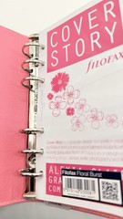 Filofax Cover Story Alexia Claire Floral Personal Size Organizer Planner-retired