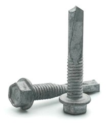 1/4″-28 Hex Washer Head Self Drilling Screws TEK-5 Climaseal – All Length & Qtys