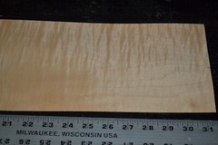Curly Maple Wood Veneer Sheet 6 x 31 inches 1/42nd 2306-13