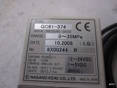 Single | NAGANO KEIKI | GC61-374 | Digital Pressure Gauge | 0~35 MPa |