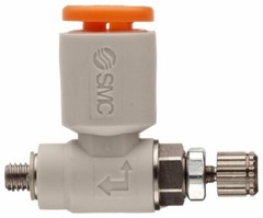 1Bag/10pcs SMC AS1201F-M3-04 Air Flow Control Valve PBT Elbow, M3 Male x 4 mm