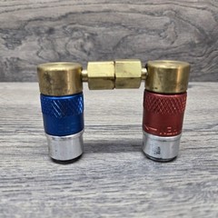 Imperial Swivel Tek USA Right Angle Brass Quick Coupler Refrigeration 25L 25H