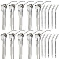 Dental Air Water Spray Triple 3 Way Syringe Handpiece w/ 2Nozzles/Tips/Tubes NEW