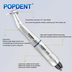 NSK Style Dental Slow Speed Handpiece E-Type Inner Water Spray 4-Hole Air Motor