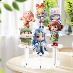 Acrylic Display Stand, 6 Tier Round, Clear Organizer for Jewelry, Funko POP F…