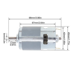 775 DC Motor 12V 12000RPM High-Speed Large Torque Motor for Small Drill Micro Ma