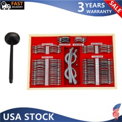 104 Pcs Trail Lens Set Optical Trial Lens Metal Optical Case Optometry Frame Rim