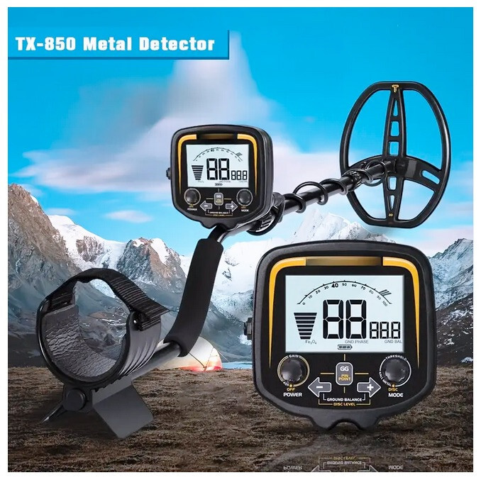 TIANXUN TX 850 Metal Detector, Very Sensitive, Discrimination, Ground Grab