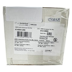 EXPIRED VWR North American Aspirating Pipette,PS, 5ML Sterile 200 CS 414004-266