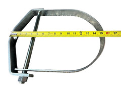 Eaton B-Line B3100-10 Clevis Pipe Hanger 10″ Zinc Plated Steel 3600 lb