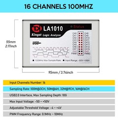 innomaker LA1010 USB Logic Analyzer 16 Input Channels 100MHz with The Englis…