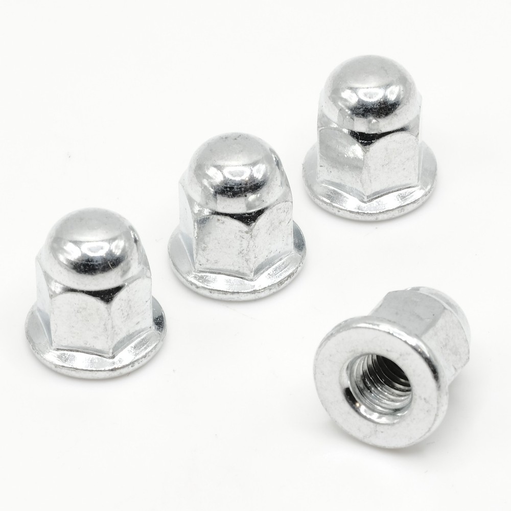Retainer Nuts/Screws for Volvo S60 License Plates (Set of 4, Silver, Rear)