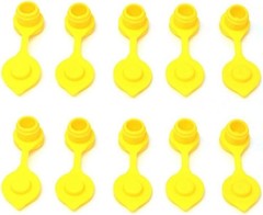 10-Pack Yellow Fuel Can Vent Caps with Retaining Lip – USA Quality