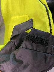 Men’s Neon Green Safety Polyester Work Jacket Size 2 XL