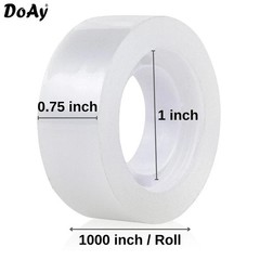 Clear Transparent Tape Rolls 3/4″ x 1000″ Dispenser Refill 16 Tape Rolls Scotch
