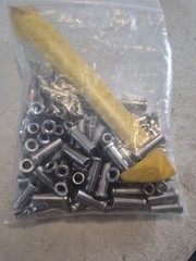 Muzata HSL-0103 Marine Grade Stainless Steel Cable Railing Hardware 100-Pack NEW
