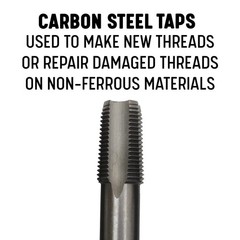 Drill America 3/8″-18 NPT Pipe Tap , Carbon Steel, DWTPT Series