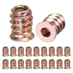 M METERXITY 20pc M4x12mm Threaded Inserts Gold