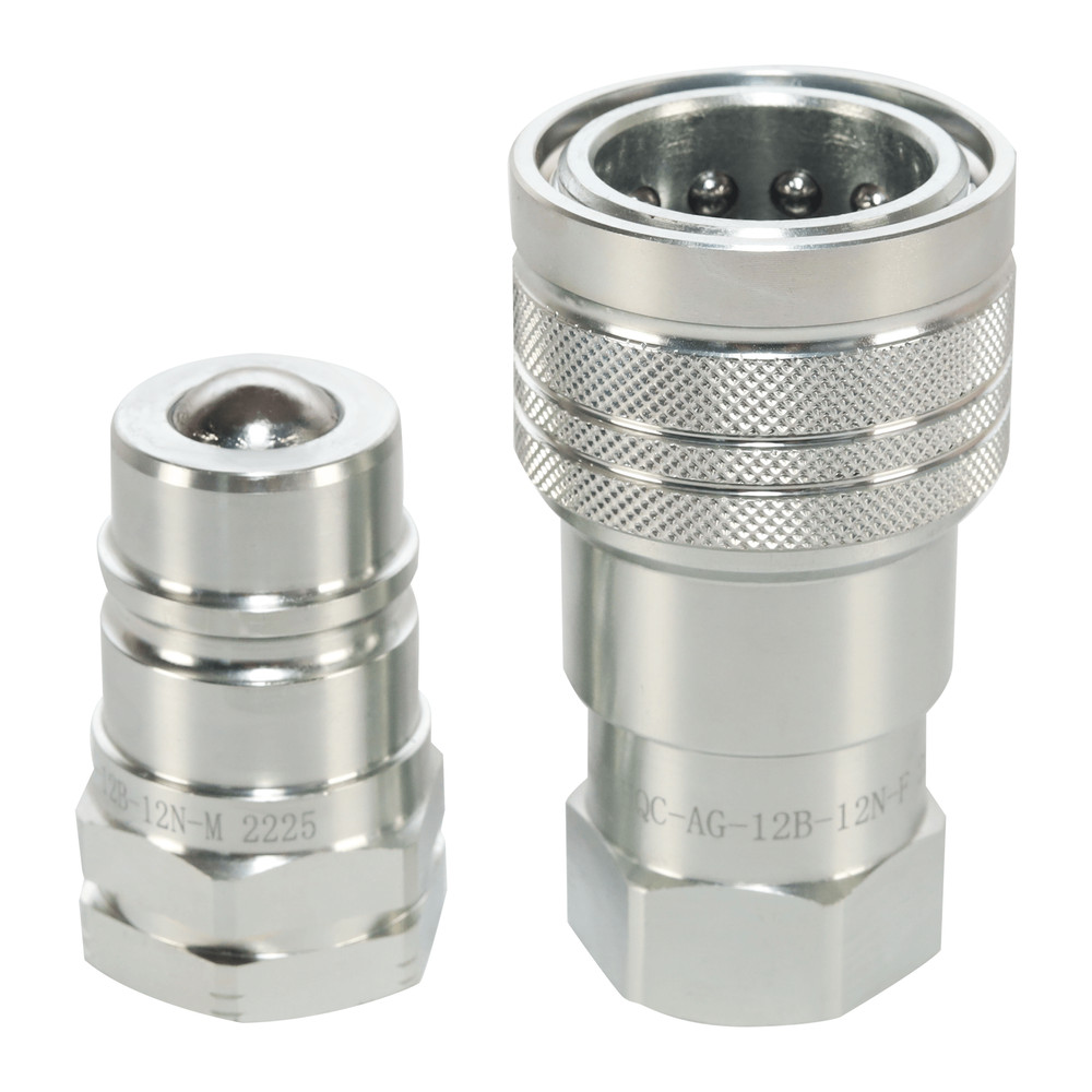 3/4″ AG Hydraulic Quick Couplers Set – 3/4″ NPT Thread
