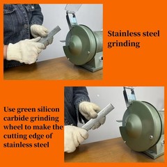 6-Inch Green Silicon Carbide Grinding Wheel for Sharpening Carbide Tools