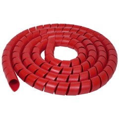 ELECTRIDUCT Spiral Wrap,50 ft. L,25mm W,Color Red 800HN0