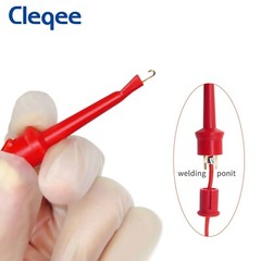 10pcs Test Hook Clip to Dupont Male/Female Jumper Wire For Breadboard (D)