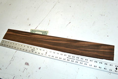 Macassar Ebony Raw Wood Veneer Sheet 3.5 x 31 inches 1/42nd thick 3K4672-32