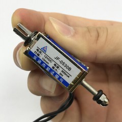 Mini DC Solenoid Magnet DC 12V Spring Push-Pull Type Micro Linear Electromagnet
