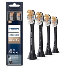 New PhilipSonicare A3 Premium All-in-One Sonic Toothbrush Replacement 4 Heads