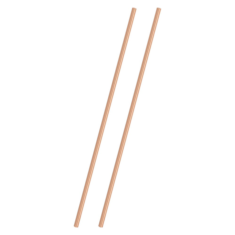 2-Pack Copper Round Rod 4mm x 200mm T2 Copper Stock